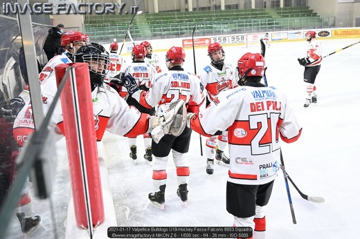 2021-01-17 Valpellice Bulldogs U19-Hockey Fassa Falcons 6853 Squadra